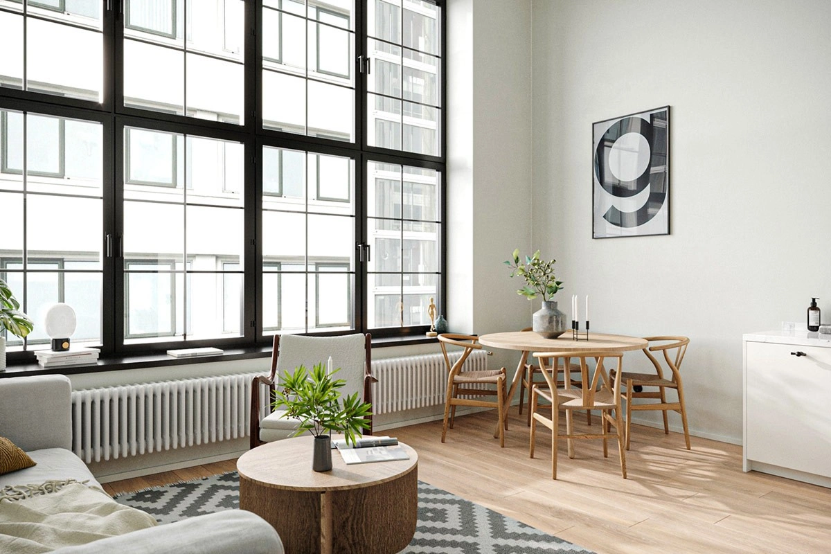 Скандинавская студия на 30 м²